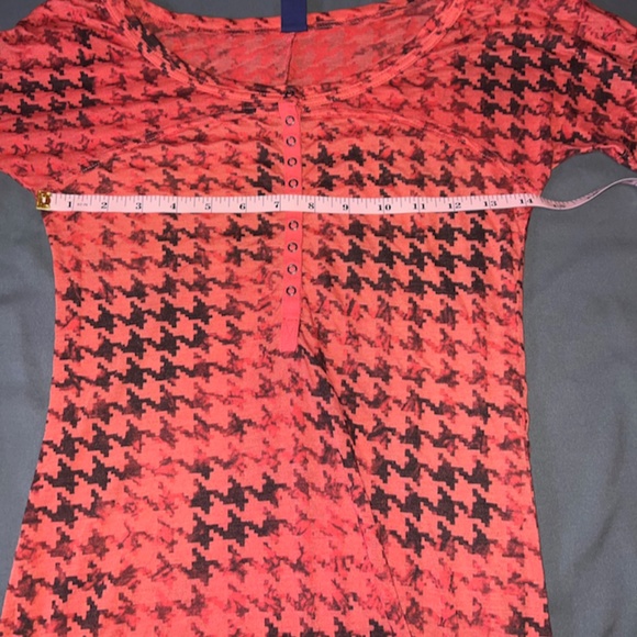 Free People Small Orange Long Sleeve Shirt - Picture 5 of 6